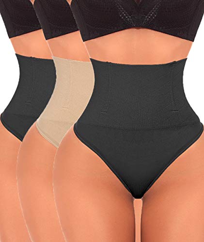 NINGMI Donna Mutande Body Snellente Shaper Thong Corsetto Bustino Intimo Modellante Shapewear String Cintura Slip