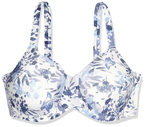 Triumph My Flower Minimizer W01 Reggiseno, Donna, Multicolore (Blue - Light Combination B5), 90E