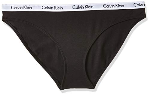 Calvin Klein Carousel Slip Classico, Nero (Black 001), Medium Donna