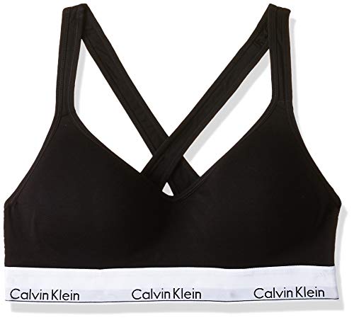 Calvin Klein Damen Bustier Bralette Lift, Schwarz (Black 001), M