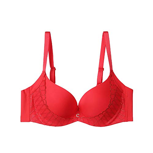 QIANYUE Donna Classico Invisible Lift Reggiseno con Ferretto