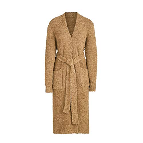 GoodmanShop Kimono Corto Da Donna In Maglia – Accappatoio Morbido In Rayon, Con Tasche – Vestaglia Leggera Per Casa E Spiaggia