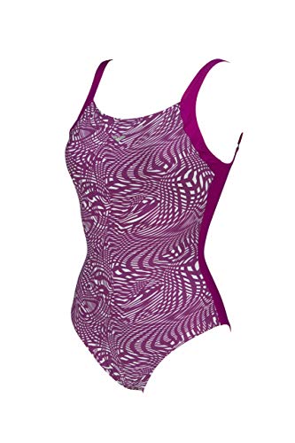 ARENA Bodylift Clara Costume Donna, Coppa B, Grape Violet Multi-Grape Violet/Viola, 42