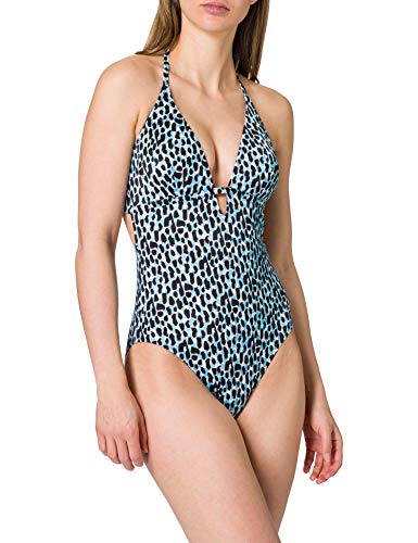 sloggi Shore Koh Tachai One Piece Costume Intero, Blue-Dark Combination, L Donna
