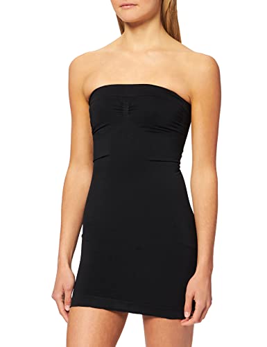 Viamod Strapless Shapewear Dress Sottoveste Modellante, Nero (Black 0004), 46
