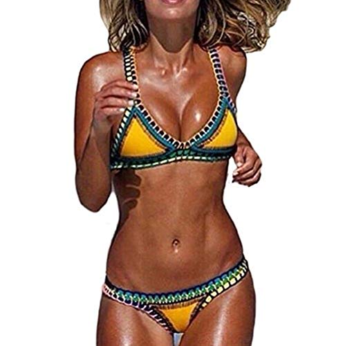 Embryform Donne Sexy Costume da Bagno Donna Uncinetto Fatti A Mano Brasiliano Bikini Set Costumi Beachwear
