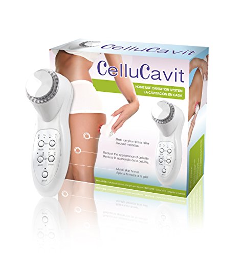 CelluCavit - Trattamento di bellezza completo che combina l'ultracavitazione alla tecnologia led - Il massaggiatore per cavitazione ad ultrasuoni è l'ideale per combattere la cellulite
